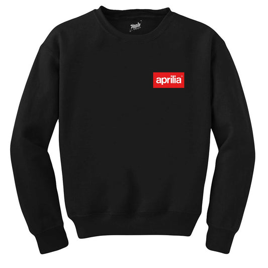 Aprilla Logo Siyah Sweatshirt