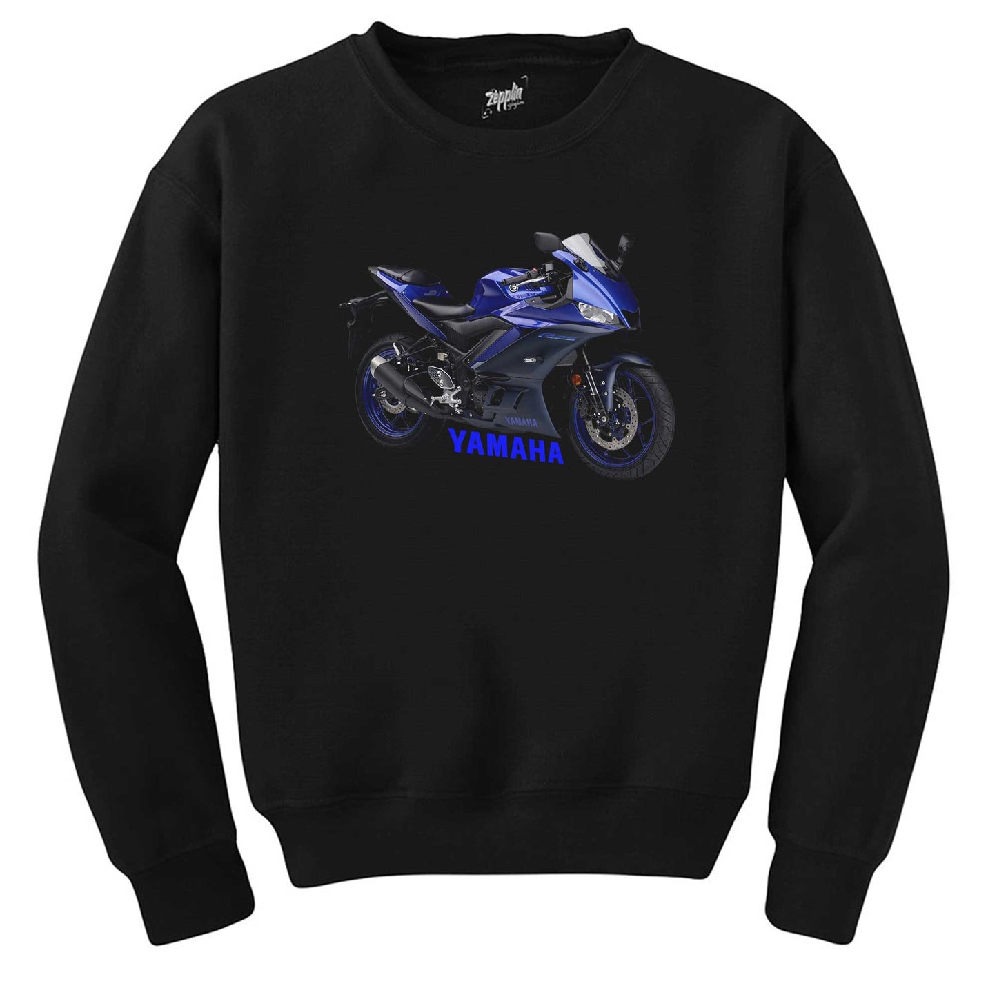 Yamaha R25 And Text Siyah Sweatshirt