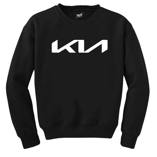 Kia New Logo Siyah Sweatshirt