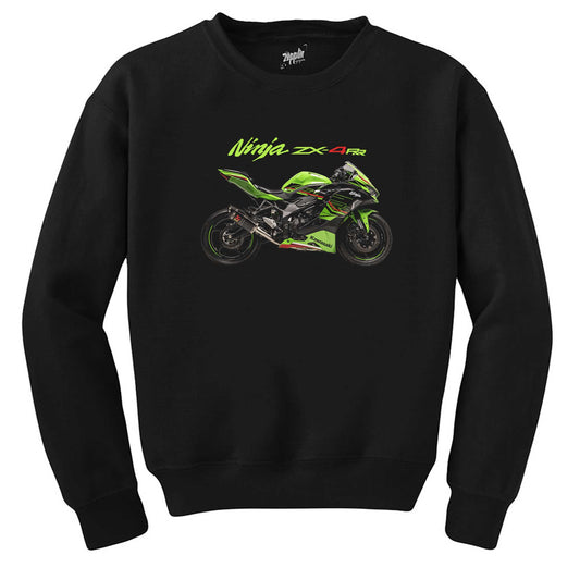 Kawasaki Ninja ZX4RR Siyah Sweatshirt