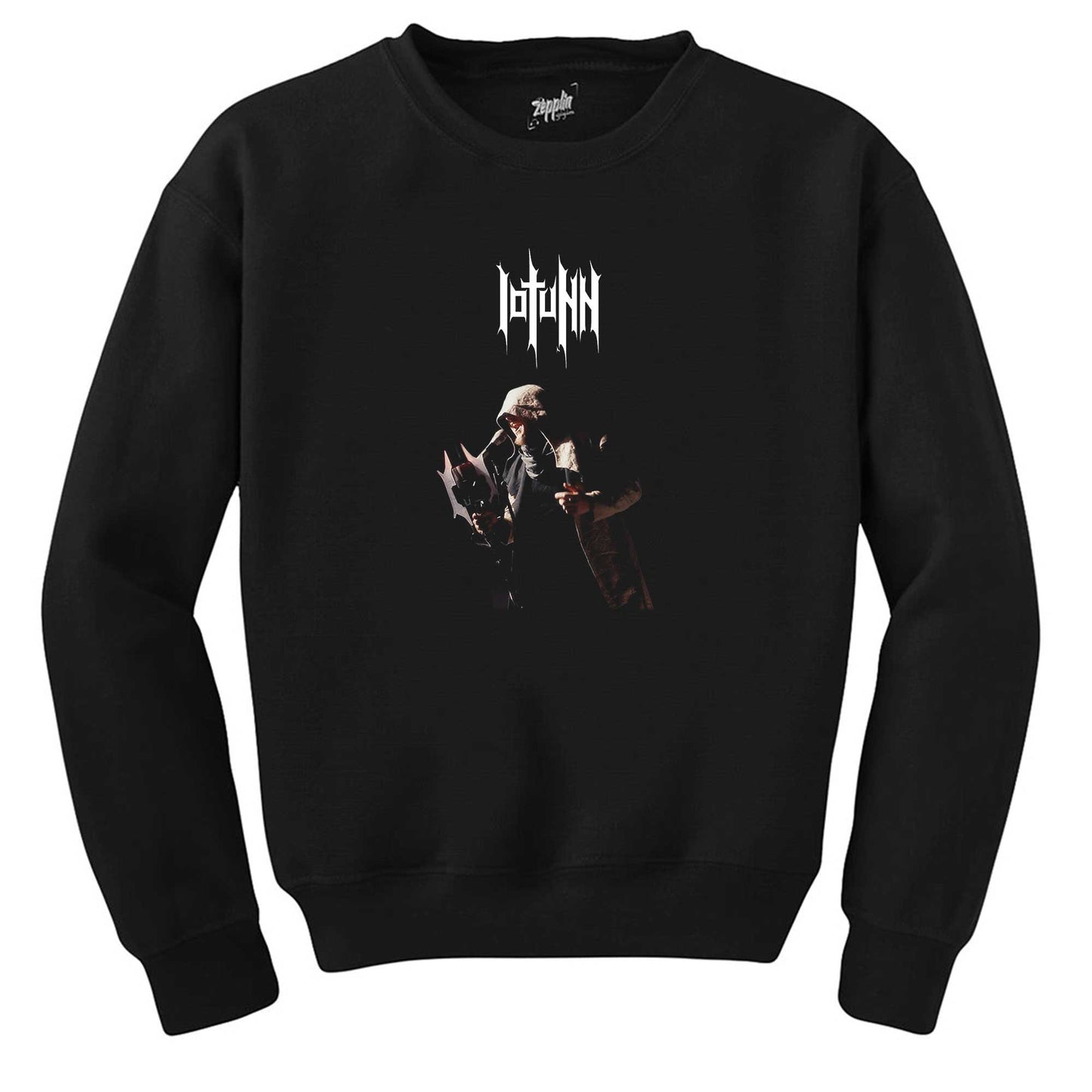 Iotunn Logo Jón Aldara Siyah Sweatshirt