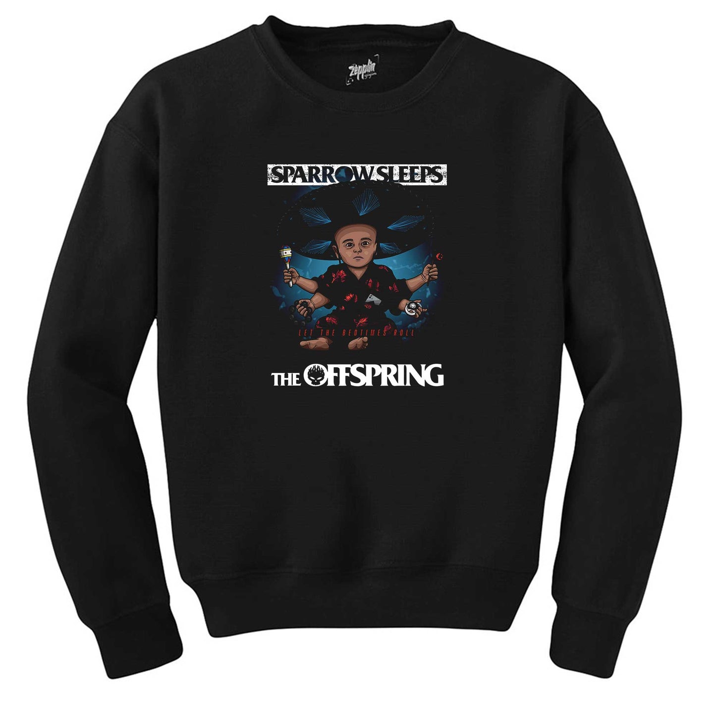 The Offspring Let The Bedtimes Roll Siyah Sweatshirt
