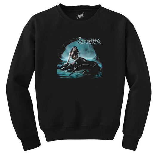 Sirenia Perils Of The Deep Blue Siyah Sweatshirt
