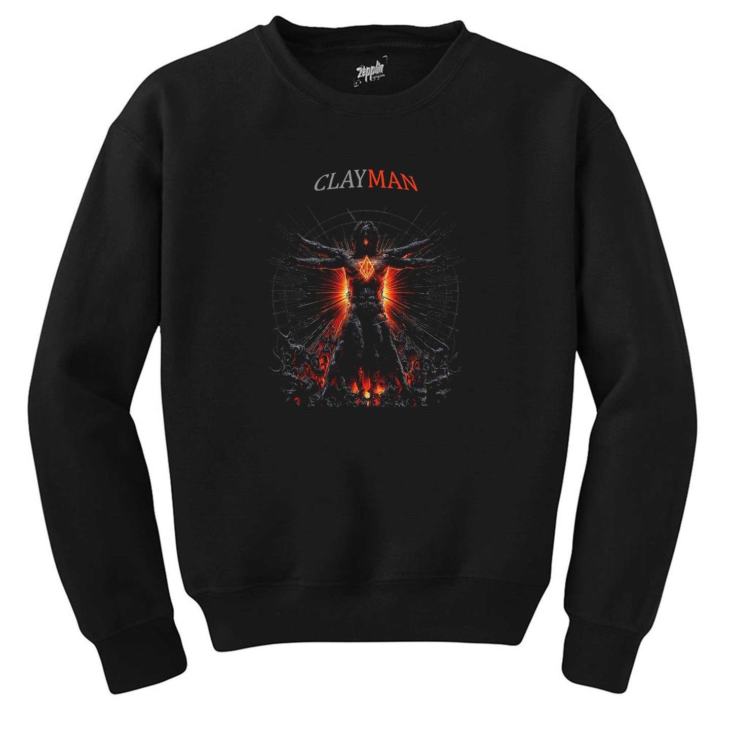 In Flames Clayman Siyah Sweatshirt