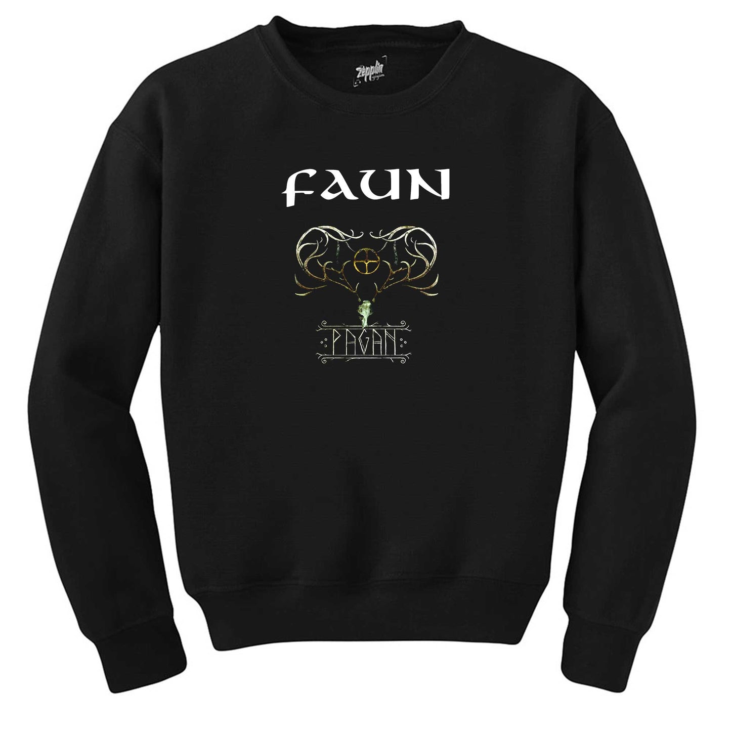 Faun Pagan Siyah Sweatshirt