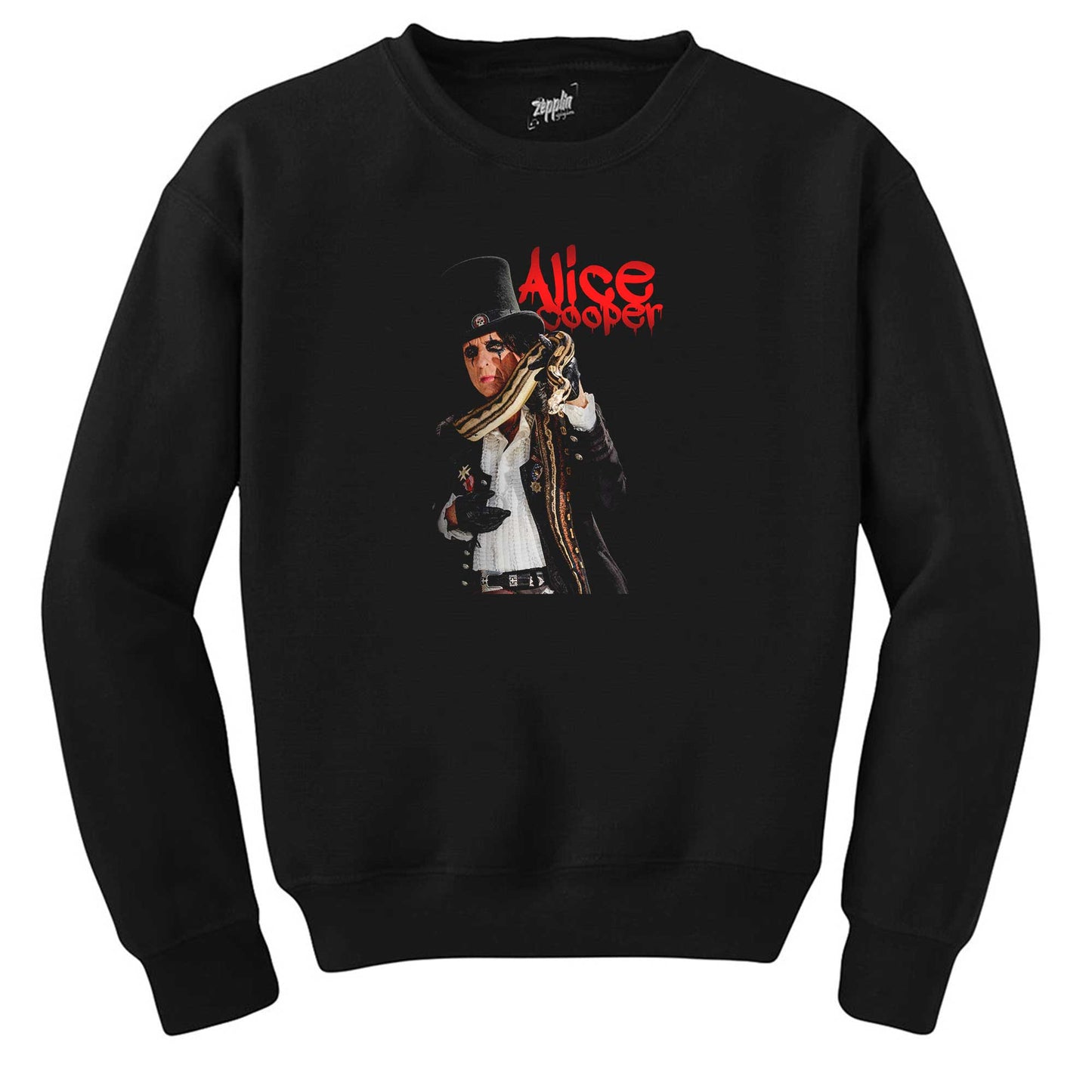Alice Cooper Snake Siyah Sweatshirt