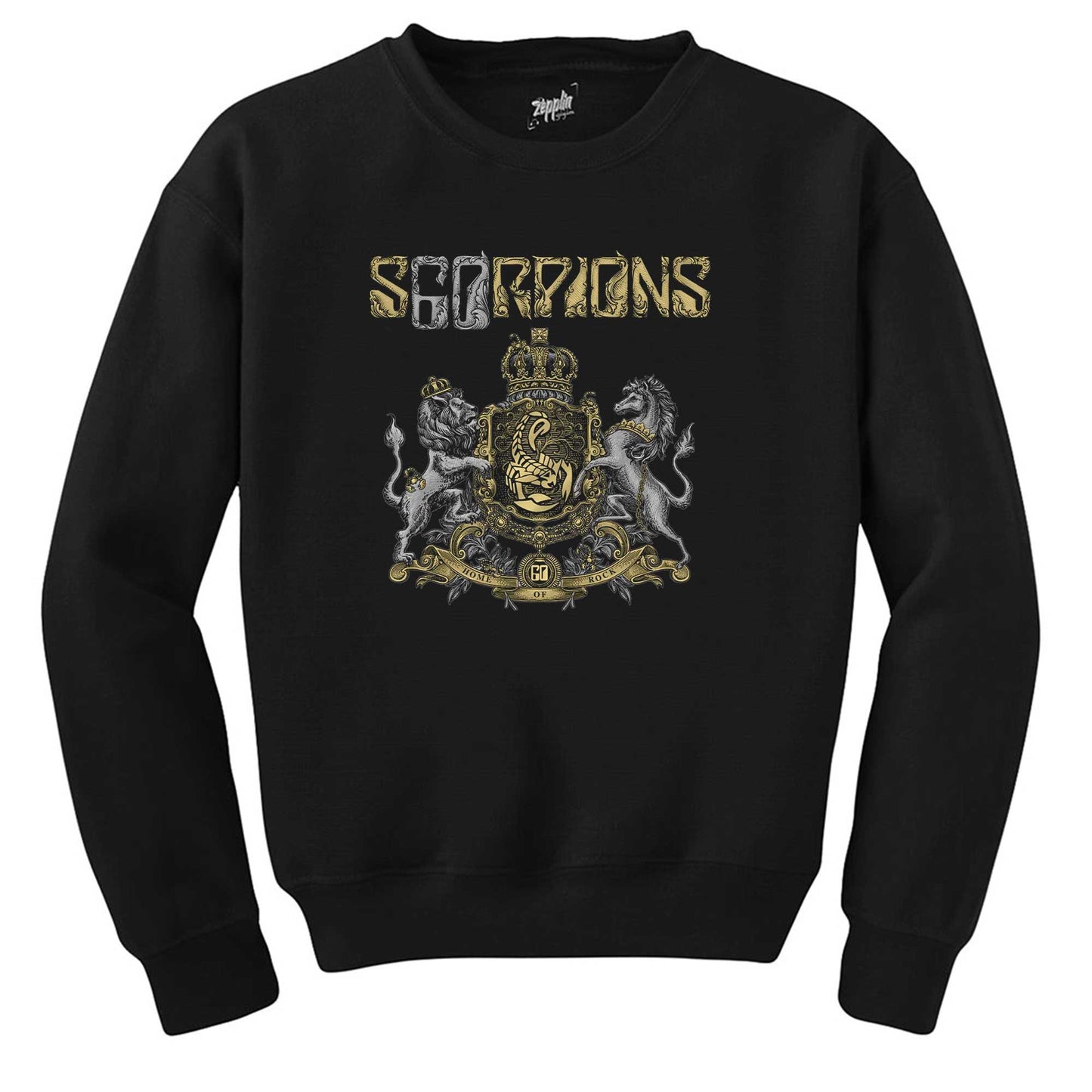 Scorpions Home Of Rock Siyah Sweatshirt