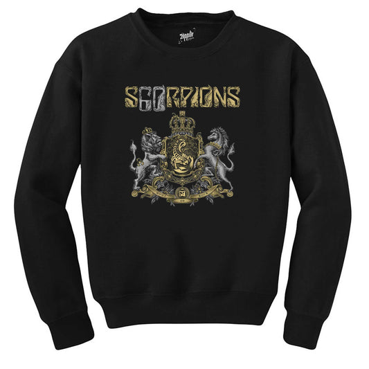 Scorpions Home Of Rock Siyah Sweatshirt