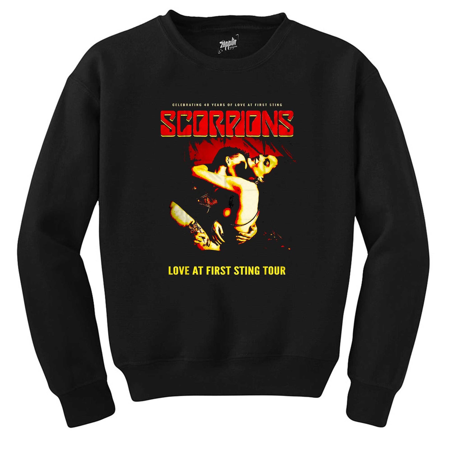 Scorpions Love At First Sting Siyah Sweatshirt