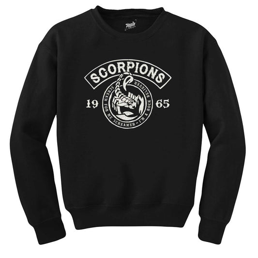 Scorpions Scream For Me Siyah Sweatshirt