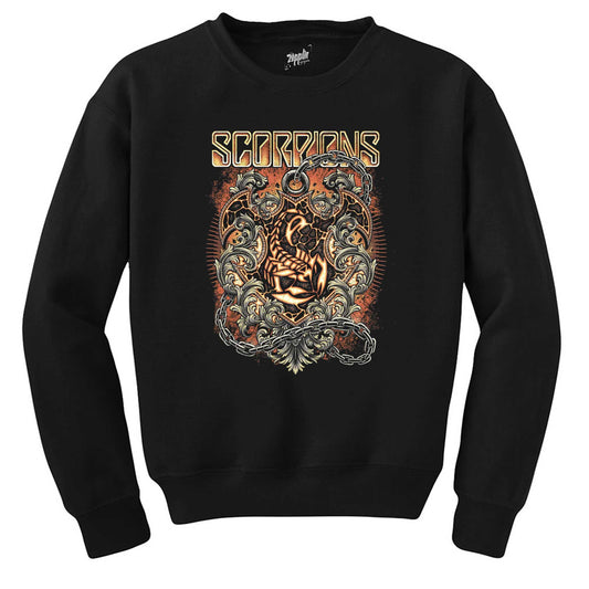 Scorpions Mind Like A Tree Siyah Sweatshirt