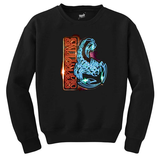 Scorpions Diamond Scorpion Siyah Sweatshirt