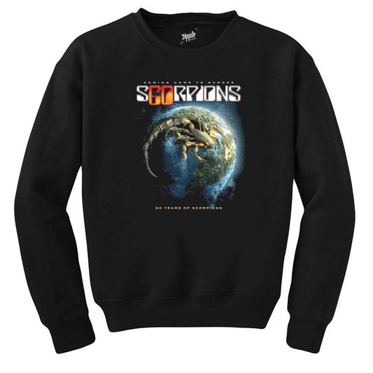 Scorpions 60 Years of Scorpions Siyah Sweatshirt