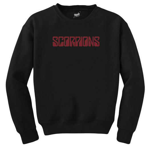 Scorpions Tex Red Siyah Sweatshirt