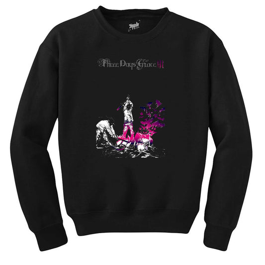 Three Days Grace Life Starts Now Siyah Sweatshirt