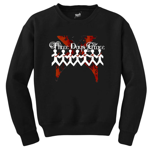 Three Days Grace One-X Siyah Sweatshirt