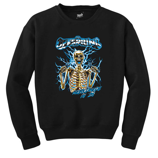 The Offspring Worldwide In '26 Skull Siyah Sweatshirt