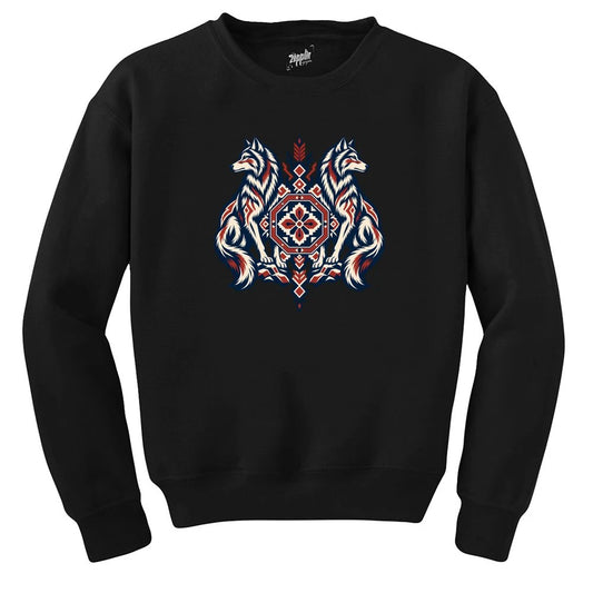 Muhafız Bozkurtlar Siyah Sweatshirt