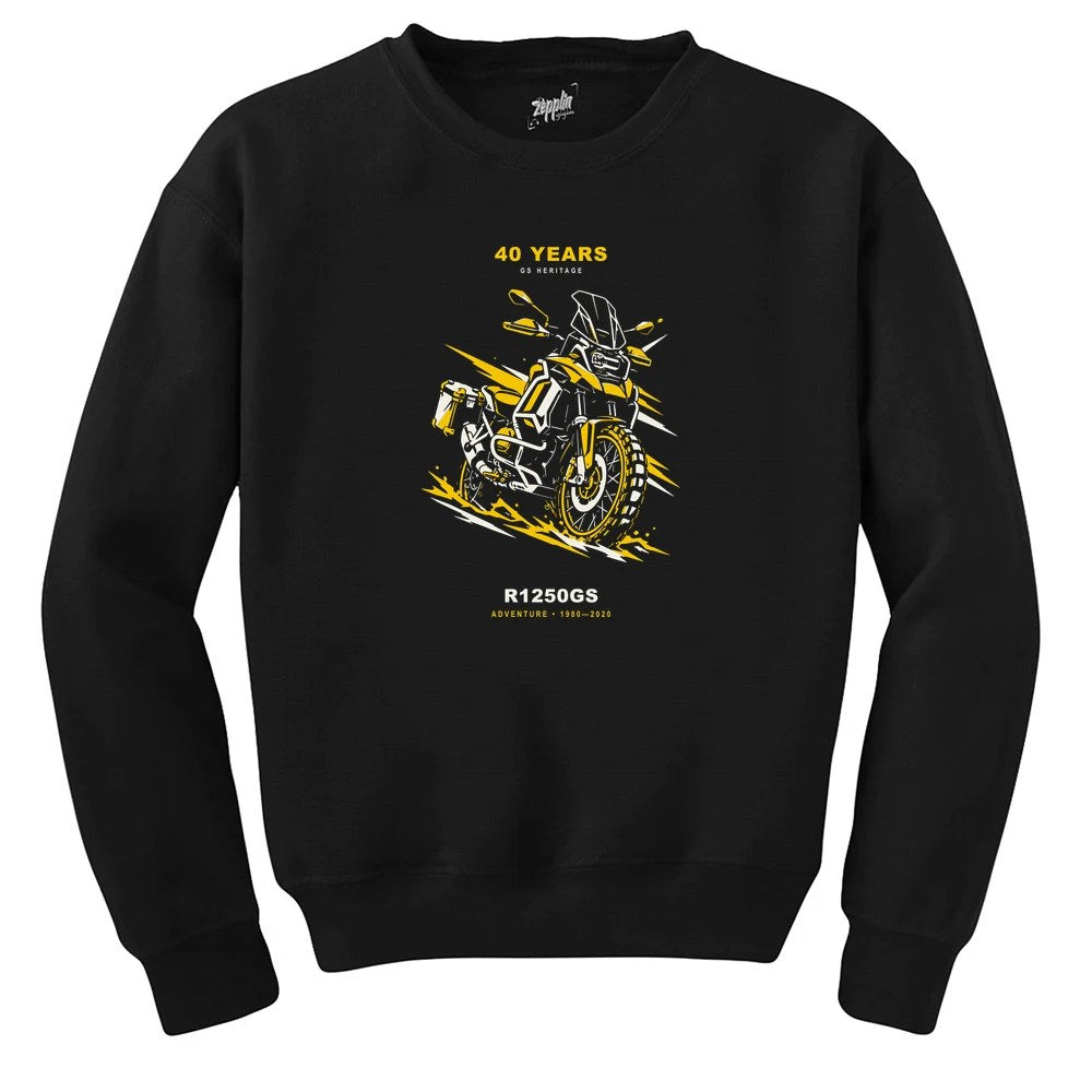 Bmw Ralli Atılımı Siyah Sweatshirt