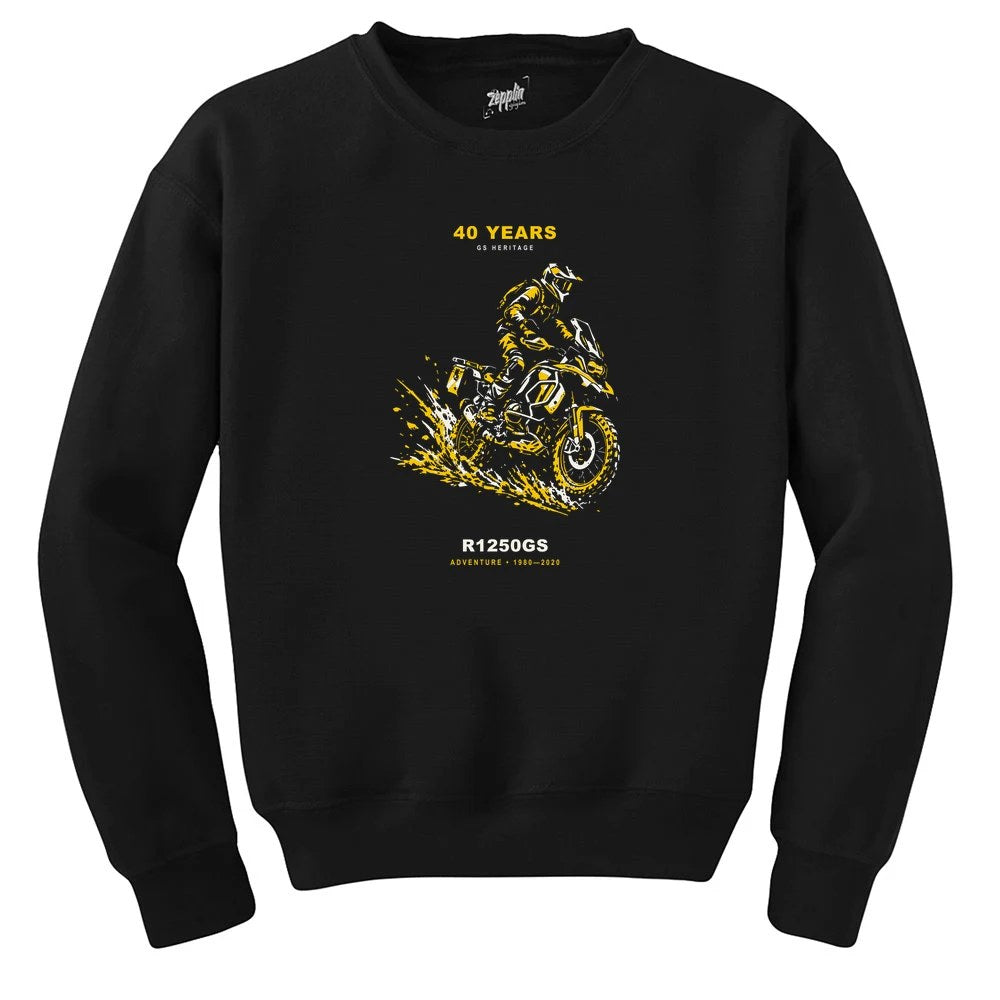 Bmw Çamur Atağı Siyah Sweatshirt