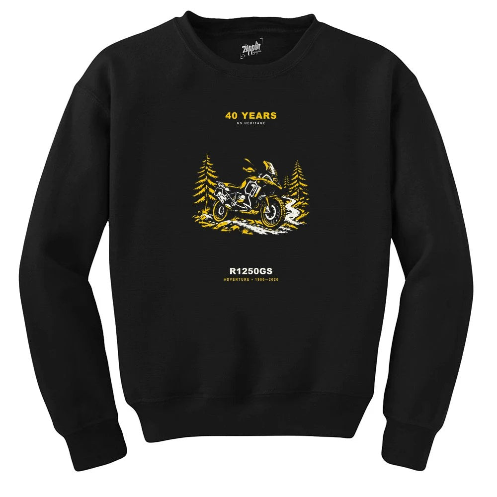 Bmw Orman Patikası Siyah Sweatshirt