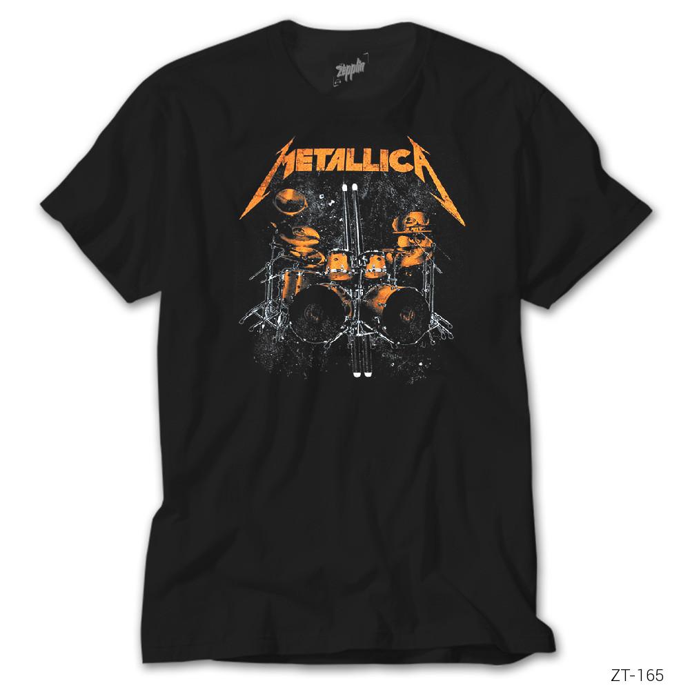 Metallica Lars Dum Siyah Tişört