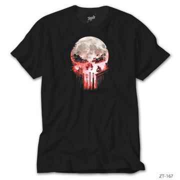 Punisher Moon Siyah Tişört