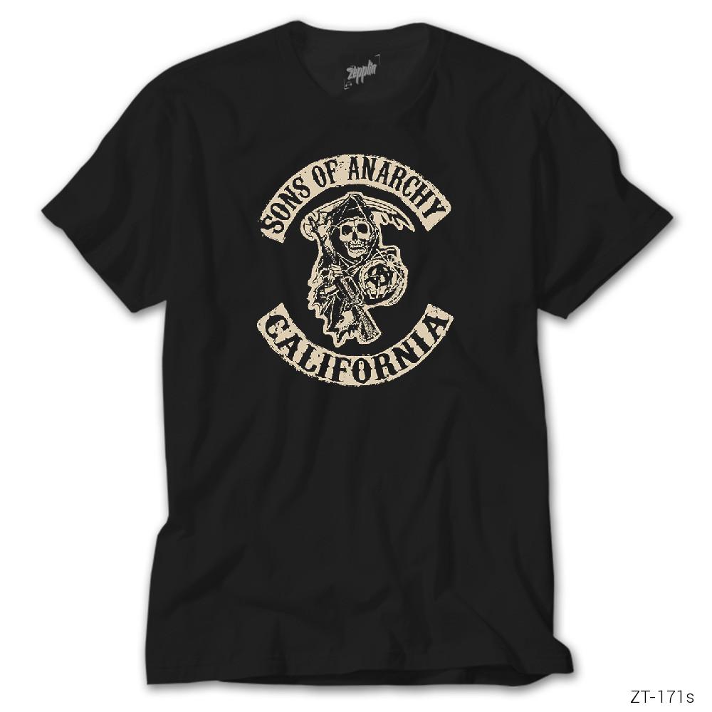Sons Of Anarchy California siyah tişört