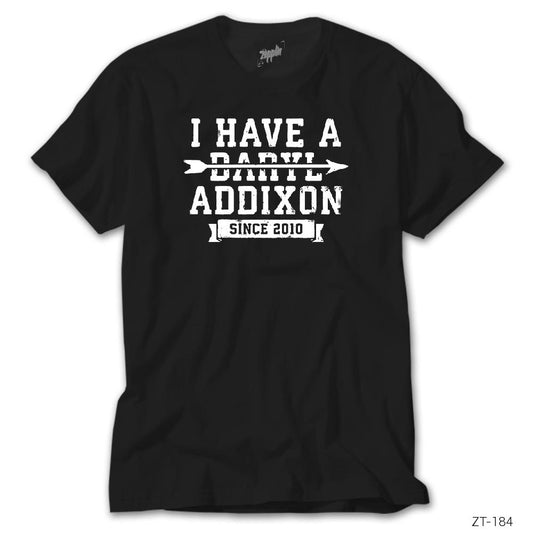 The Walking Dead Addixion Siyah Tişört