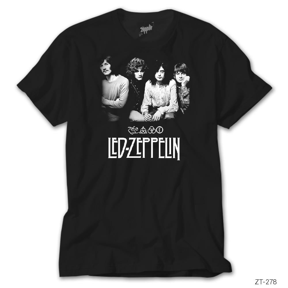 Led Zeppelin Group Siyah Tişört