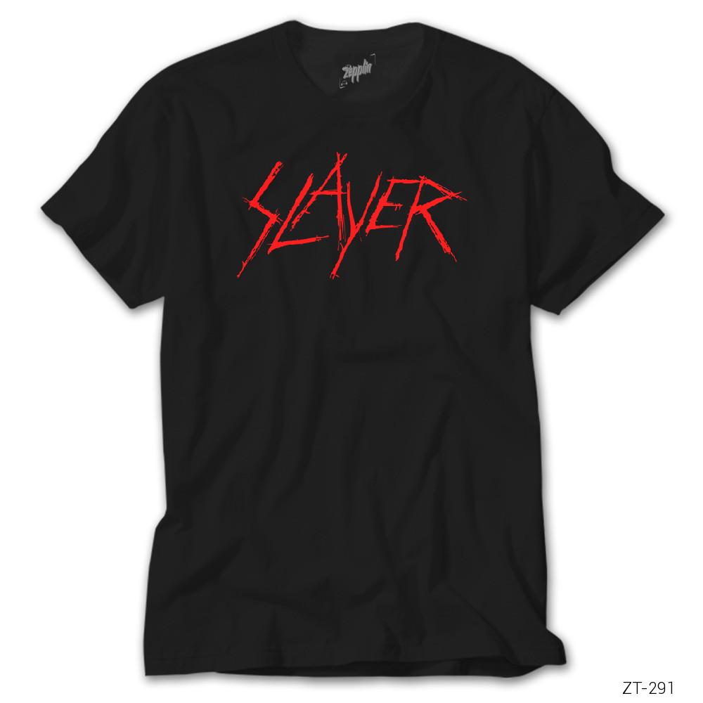 İndirimli Slayer Logo Siyah Tişört