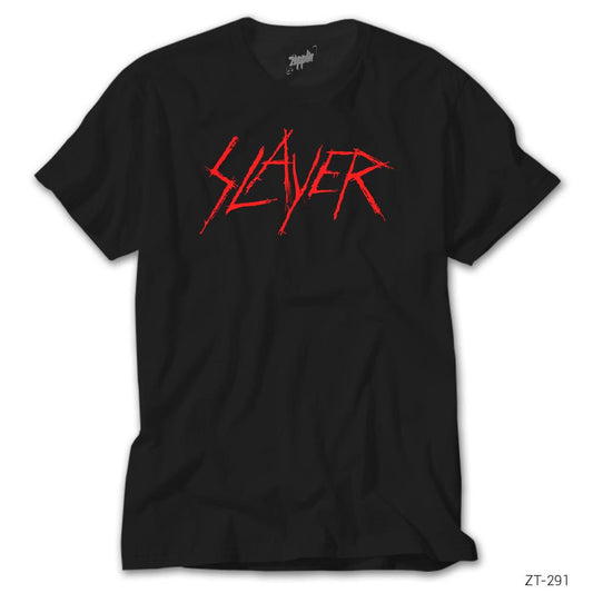 İndirimli Slayer Logo Siyah Tişört