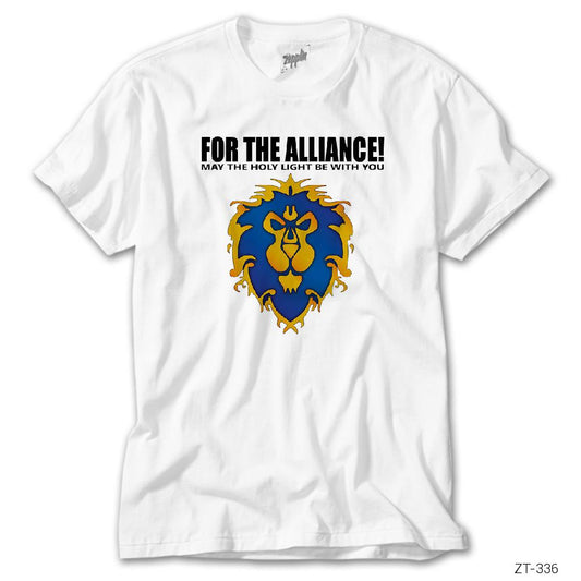 World of Warcraft Alliance Beyaz Tişört