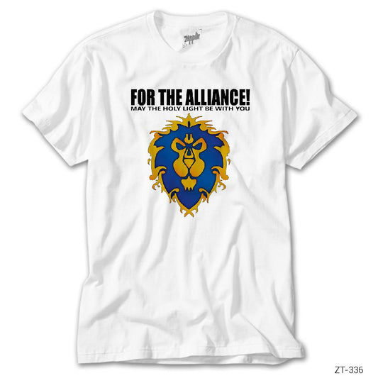World of Warcraft Alliance Beyaz Tişört