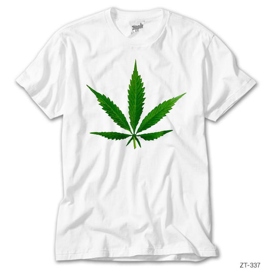 İndirimli Marijuana Beyaz Tişört