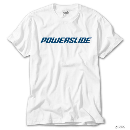 Powerslide Logo Beyaz Tişört