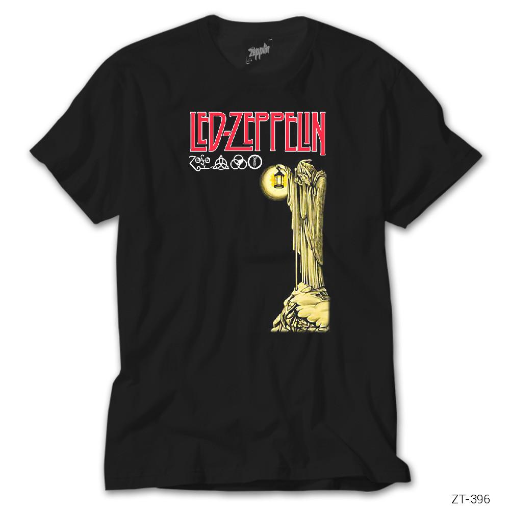 İndirimli Led Zeppelin Siyah Tişört