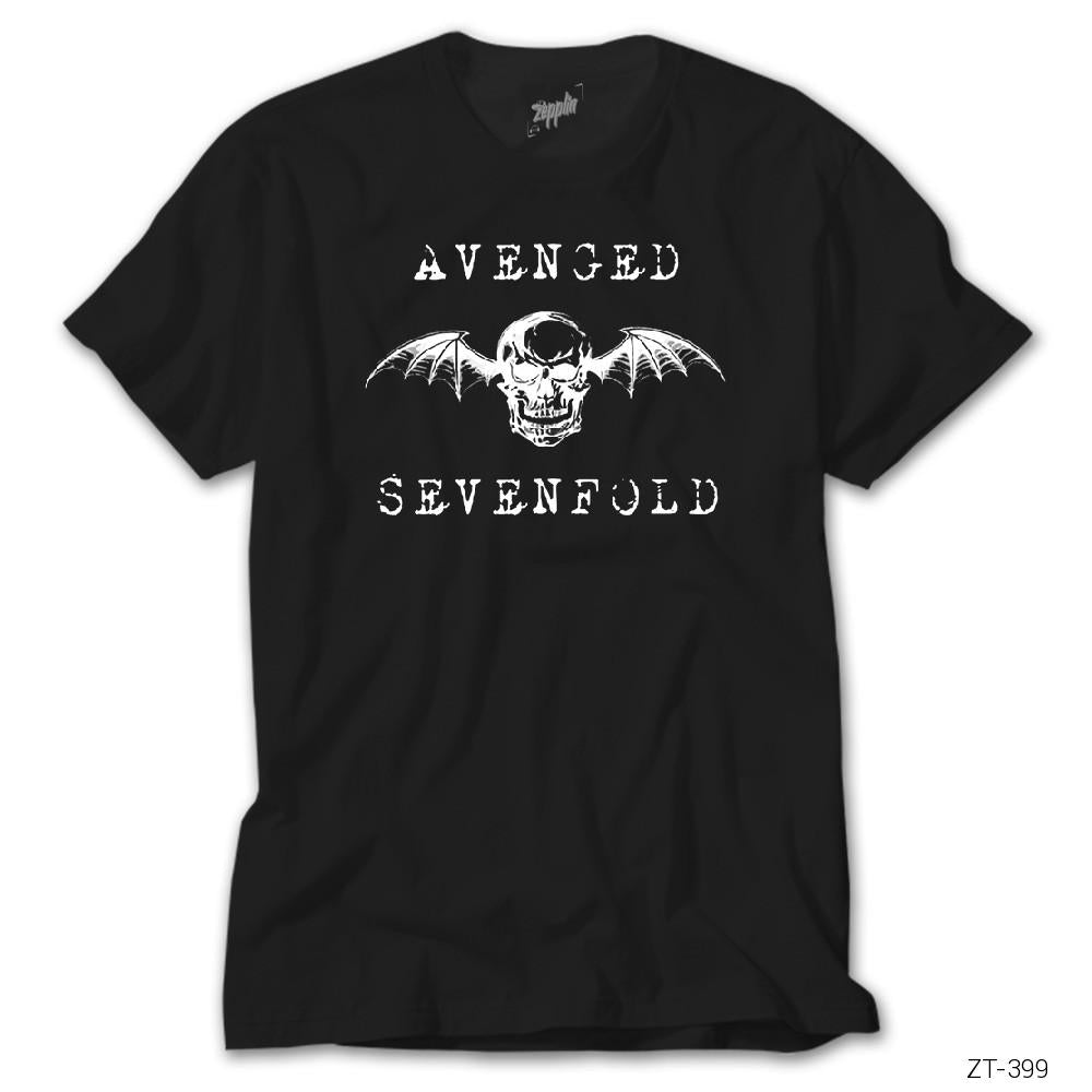 Avenged Sevenfold Skull Siyah Tişört