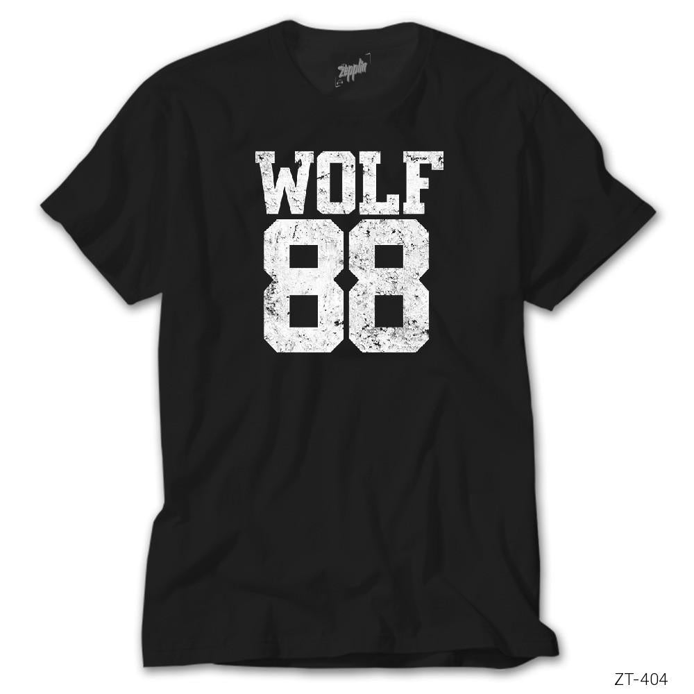 Wolf 88 Siyah Tişört