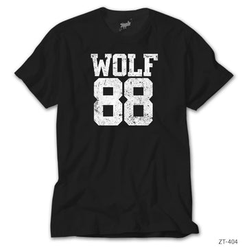 Wolf 88 Siyah Tişört