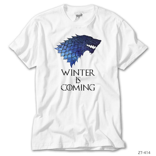 Game Of Thrones Winter is Coming Holo Beyaz Tişört