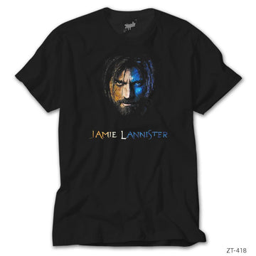 Game Of Thrones Jamie Lannister Siyah Tişört