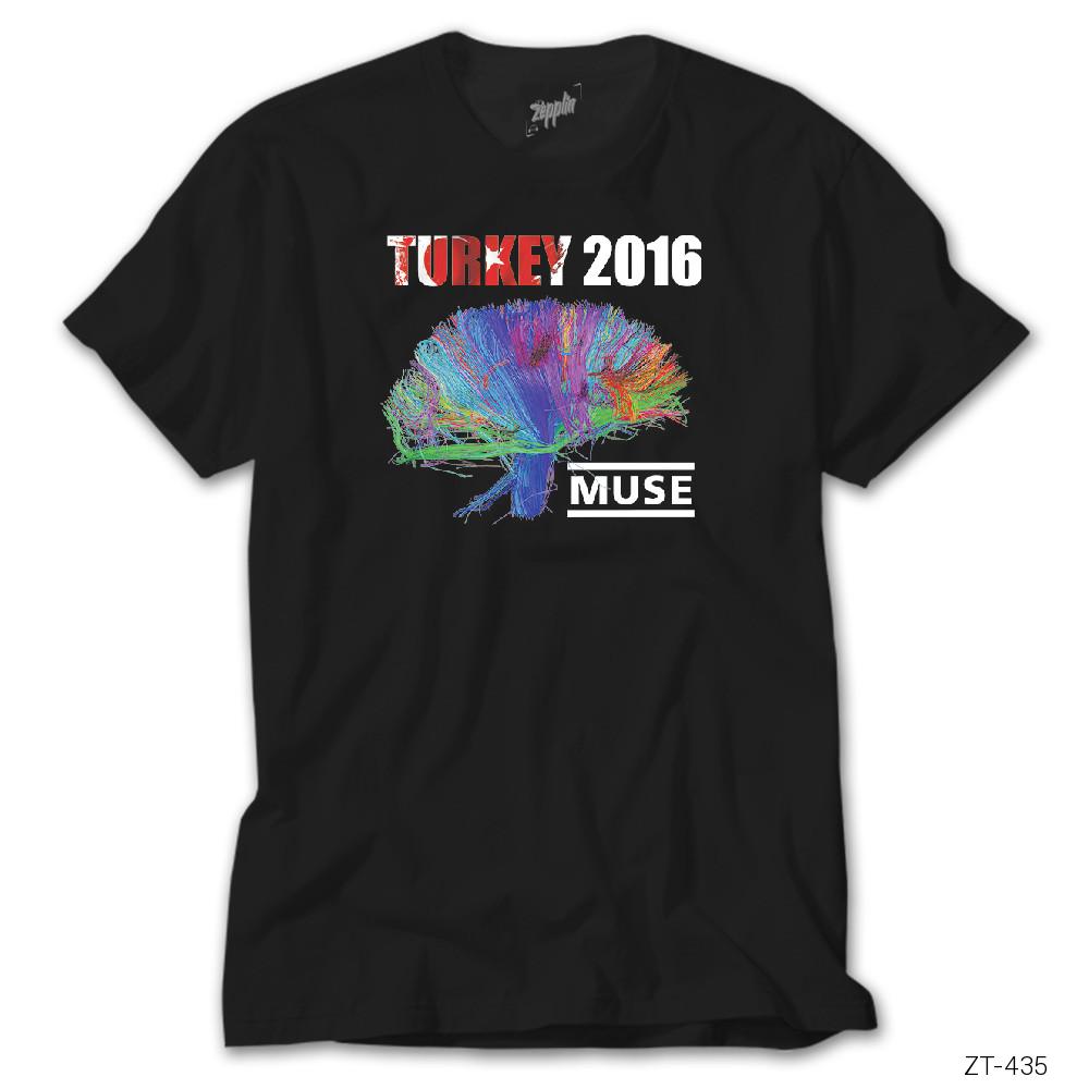 Muse Türkiye 2016 Siyah Tişört