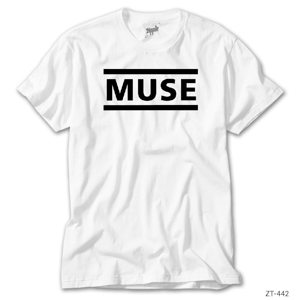 Muse Classic Beyaz Beyaz Tişört