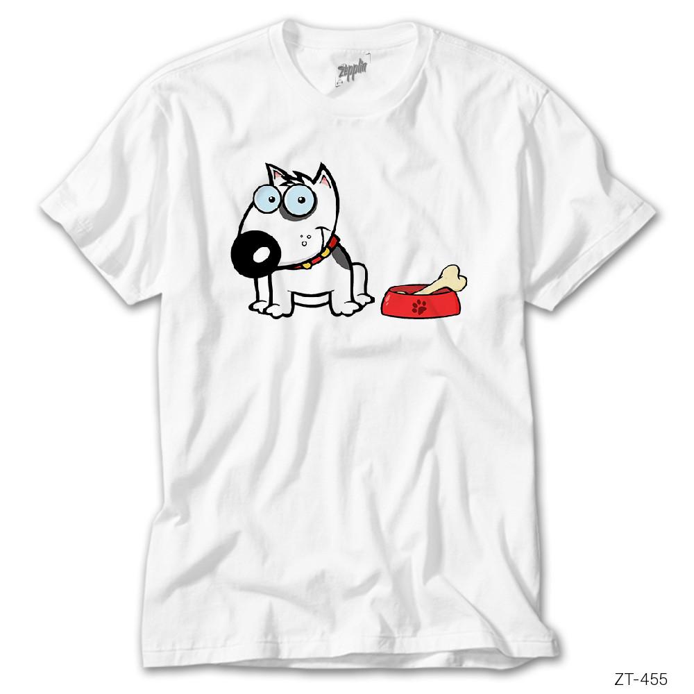 Sevimli Köpek Beyaz Tişört
