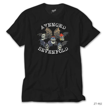 Avenged Sevenfold Skulls Siyah Tişört