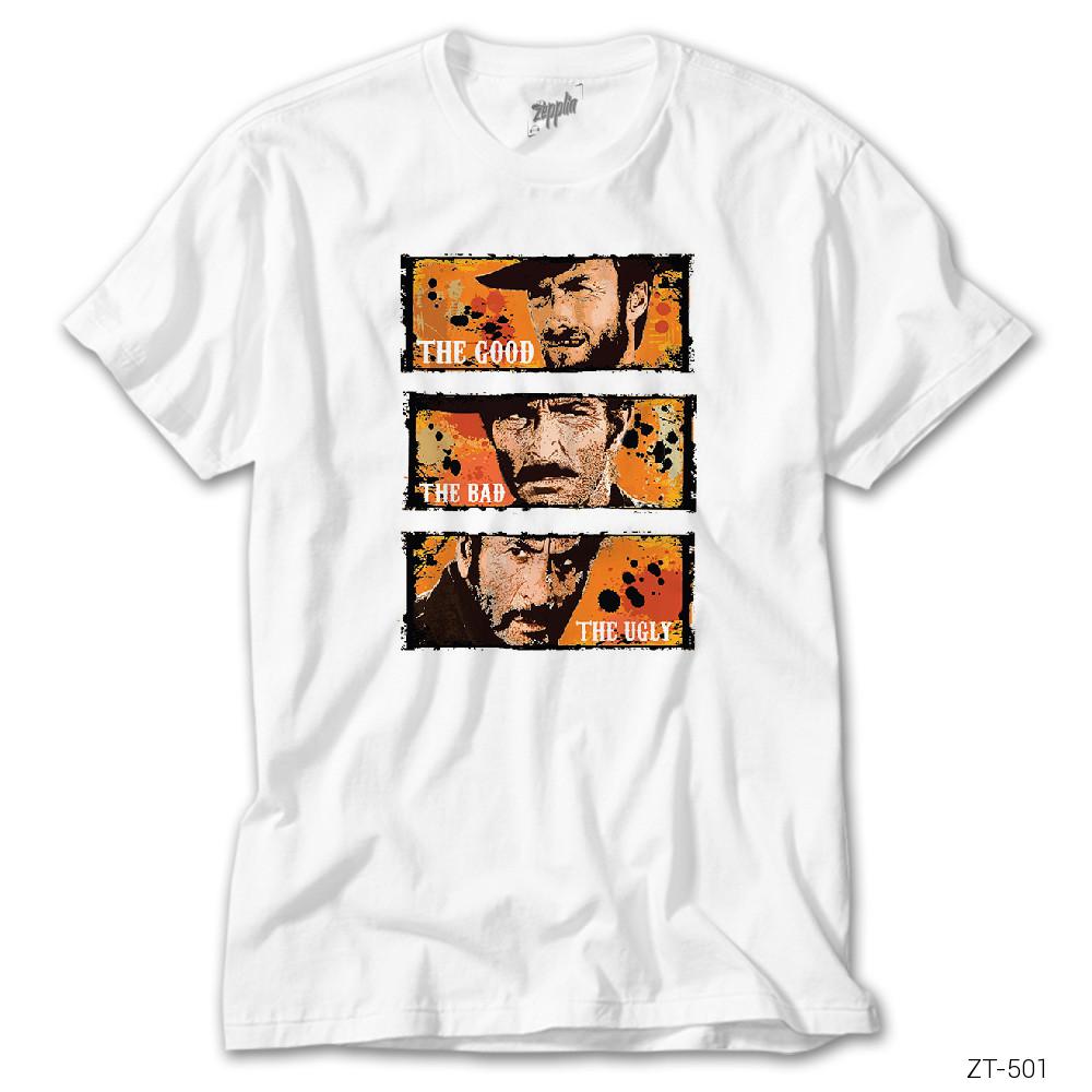 The Good The Bad And The Ugly Beyaz Tişört