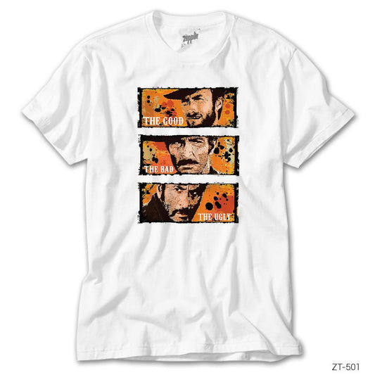 The Good The Bad And The Ugly Beyaz Tişört