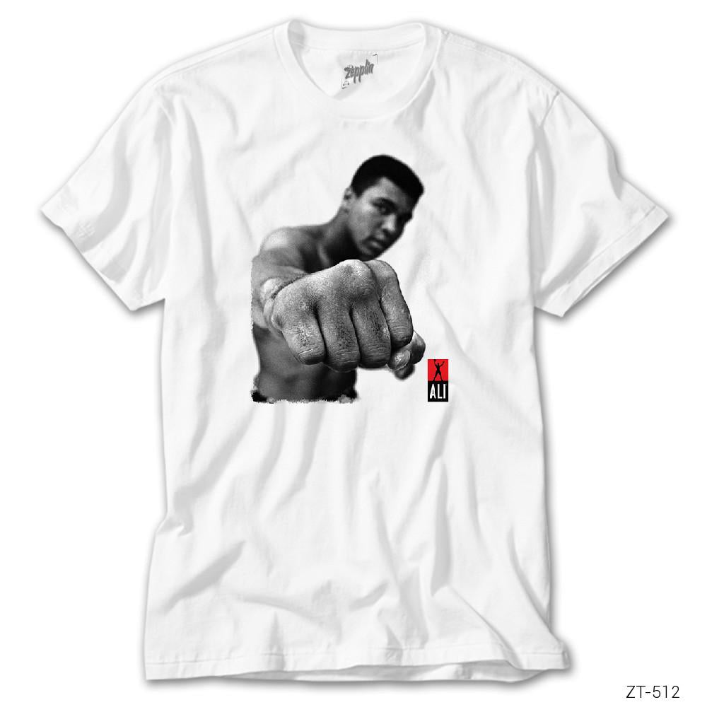 Muhammed Ali Punch Beyaz Tişört