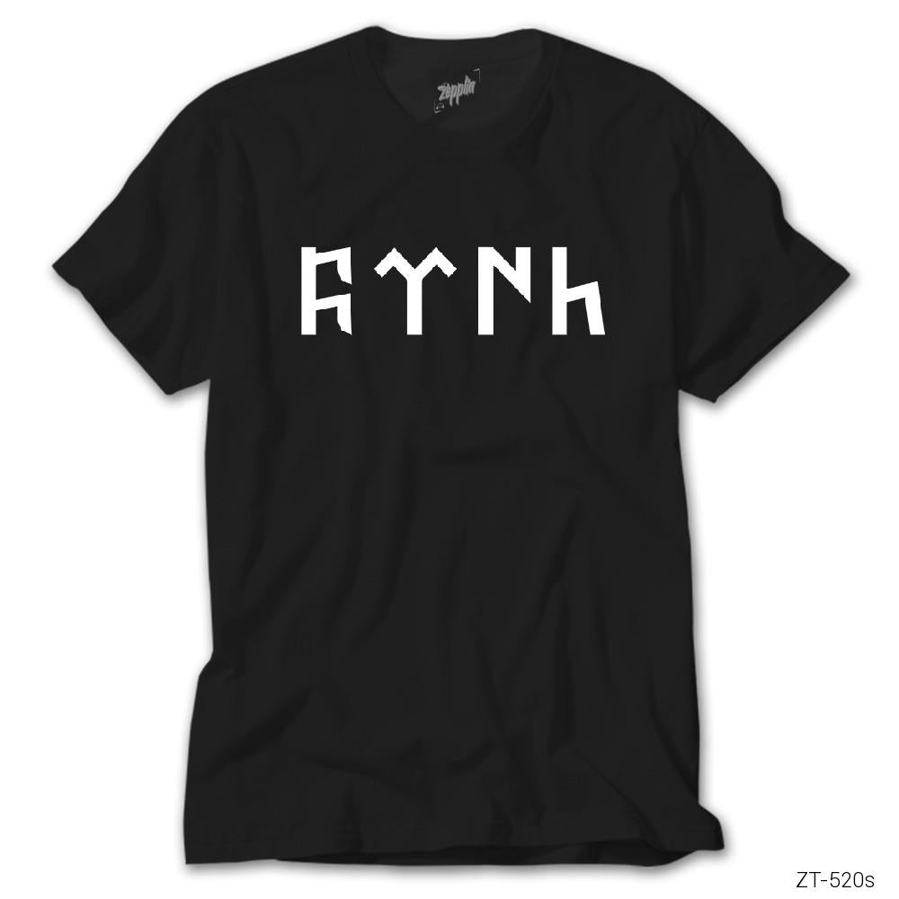 Türk Yazılı Siyah Tişört